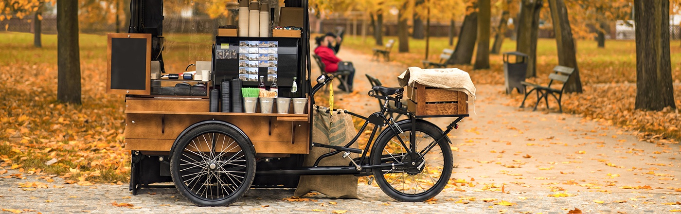 Biznes na rowerze – wózek gastronomiczny