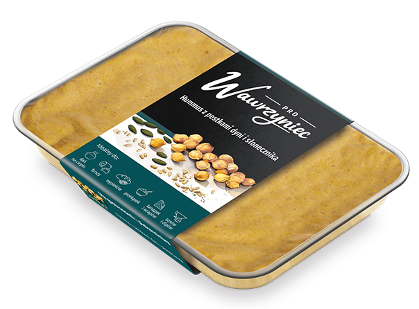 Wawrzyniec PRO hummus z pestkami dyni i słonecznika