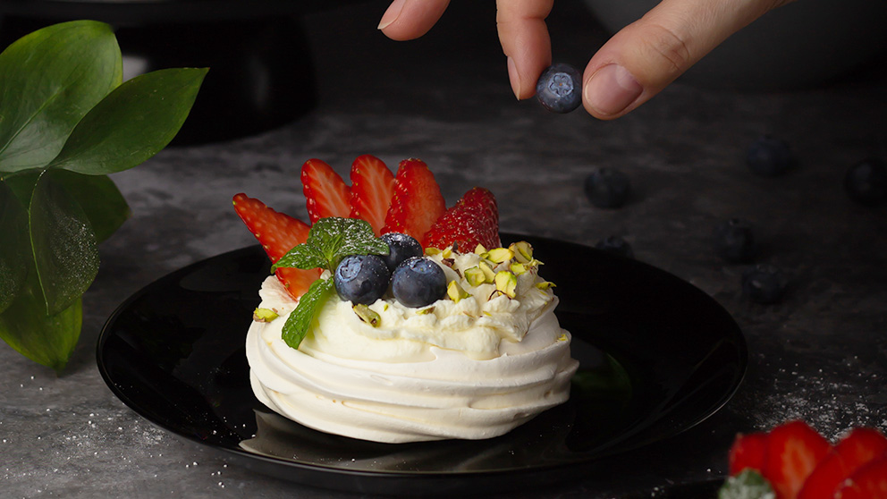 Regionalne inspiracje - mini bezy Pavlova