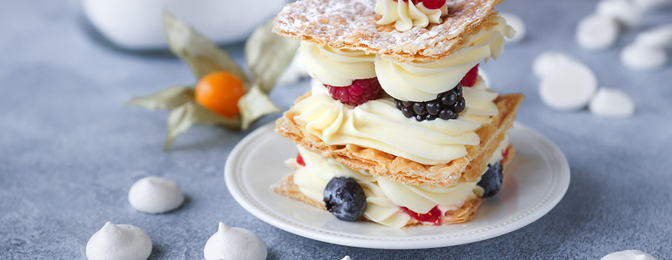 Ciastko Mille-feuille.