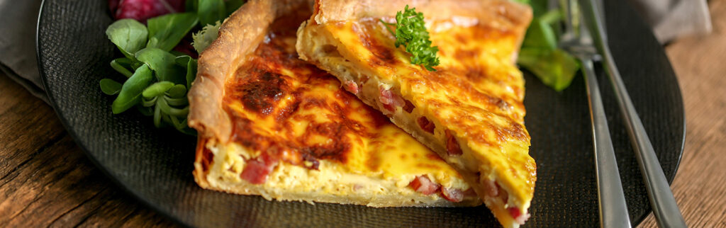 Wytrawna tarta z Lotaryngii.