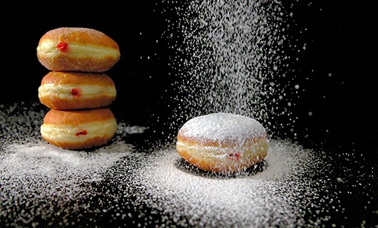 Pączki z nadzieniem.