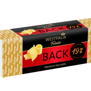 Margaryna z masłem Westfalia Feinste 19%.